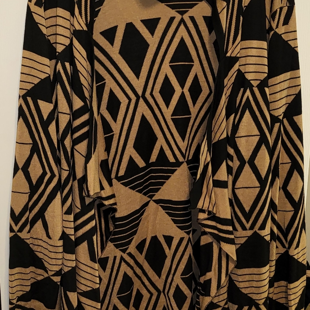 Tribal Print Sweater Cardigan (NWOT)